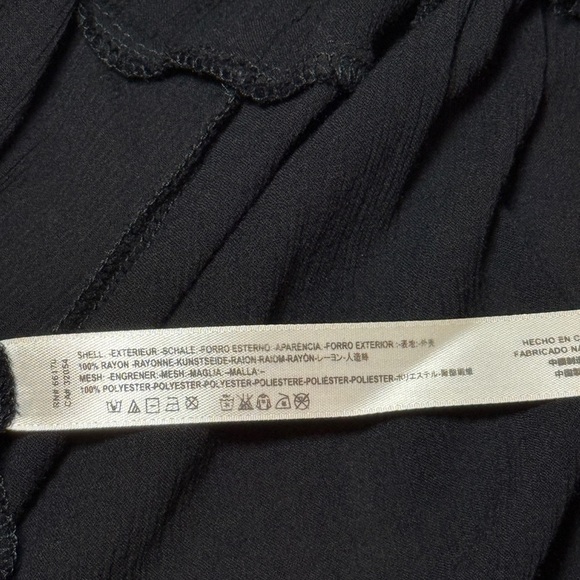 Free People Deep V Mesh Peplum Going Out Top - Picture 14 of 14